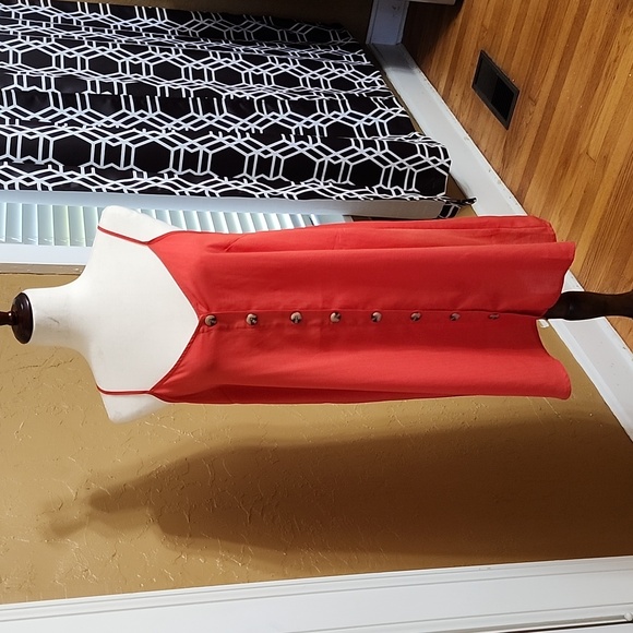 Paper Crane size medium short orange dress - Picture 2 of 4